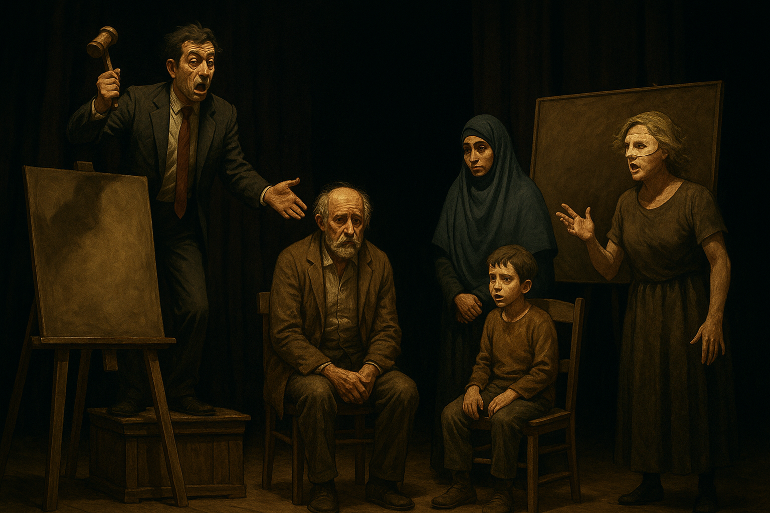 نهاية خالية من الوقت…! “نص مسرحي”