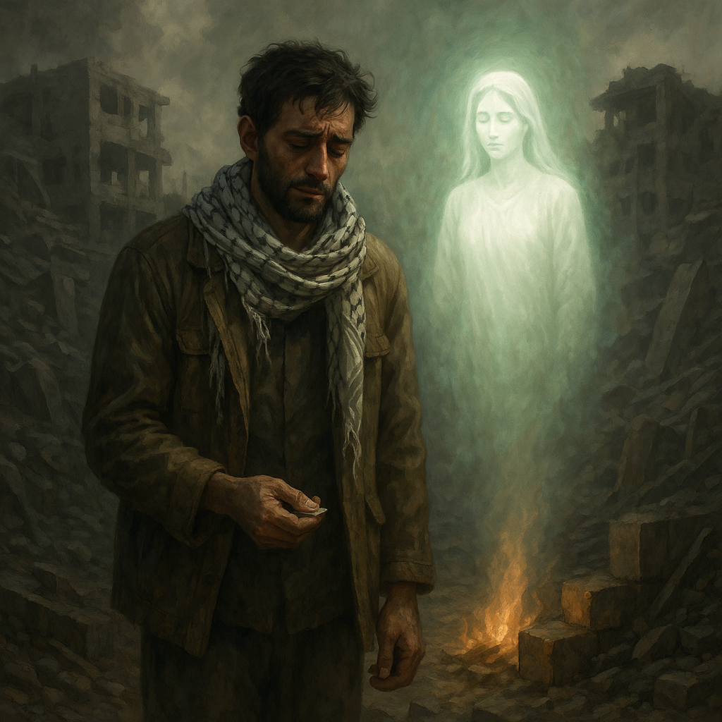 ظلك الأبيض يلاحقني