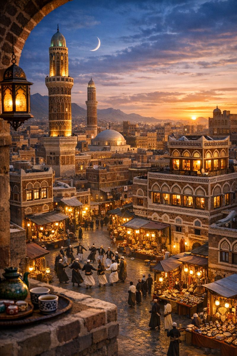 قليل من صنعاء القديمة