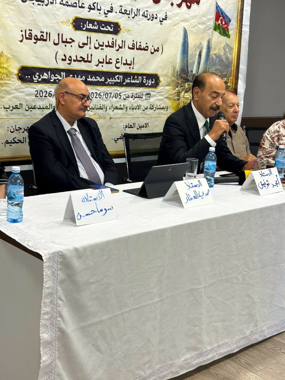 على هامش مهرجان خيمة الإبداع العربي أمجد توفيق… روائي يكتب تحولات العراق بلغة الإنسان