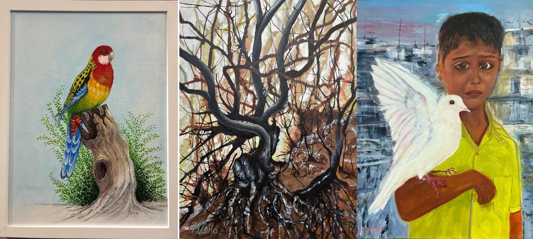 رحلة قصيرة من المرسم الى قاعة العرض